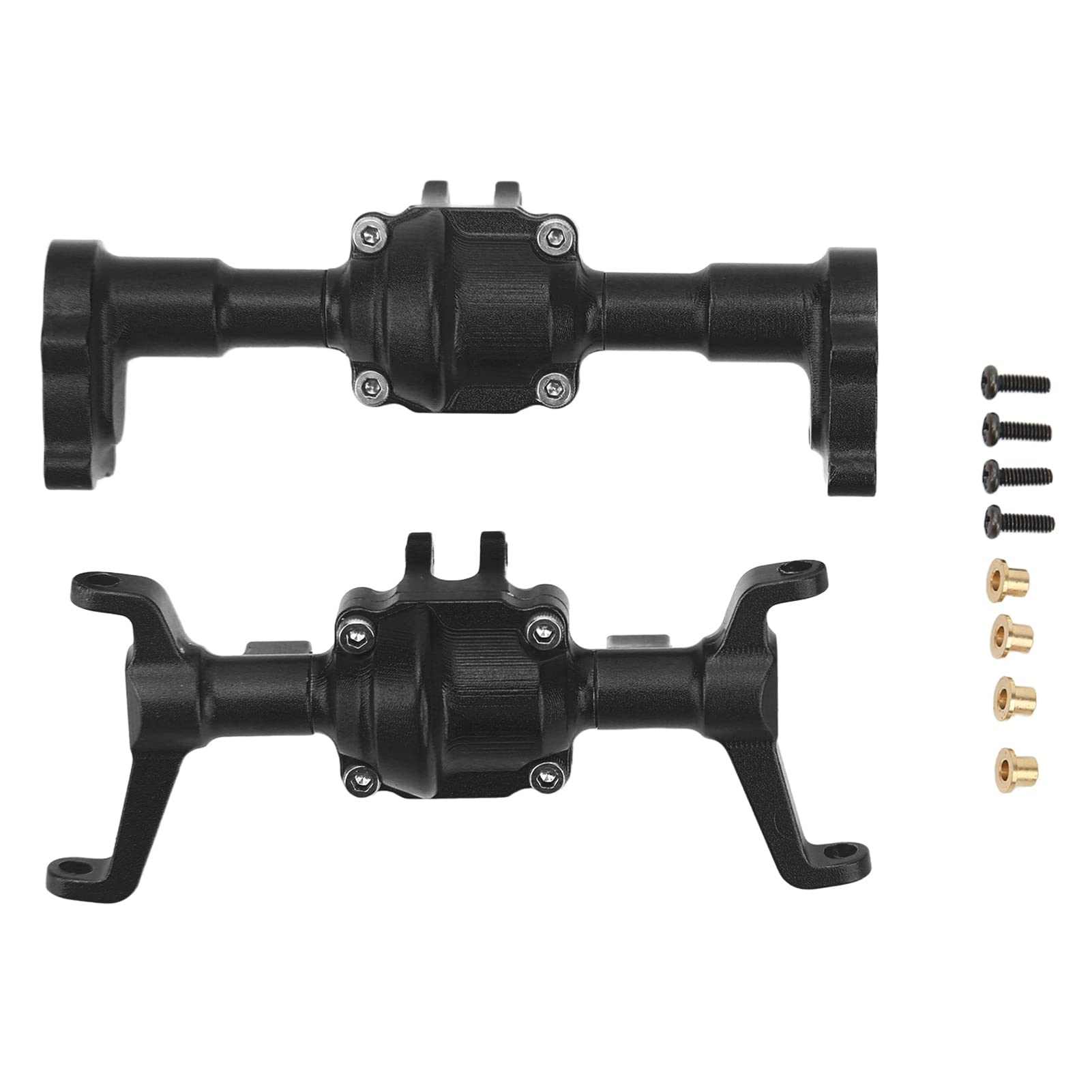 Omabeta Toys & Games boîtier essieux avant arrière FMS FCX24 1/24 RC noir