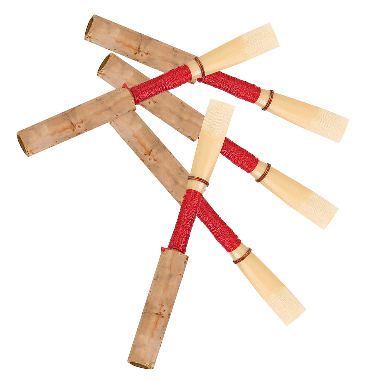 Omabeta Toys & Games anches de hautbois force moyenne lot de 5 en bambou
