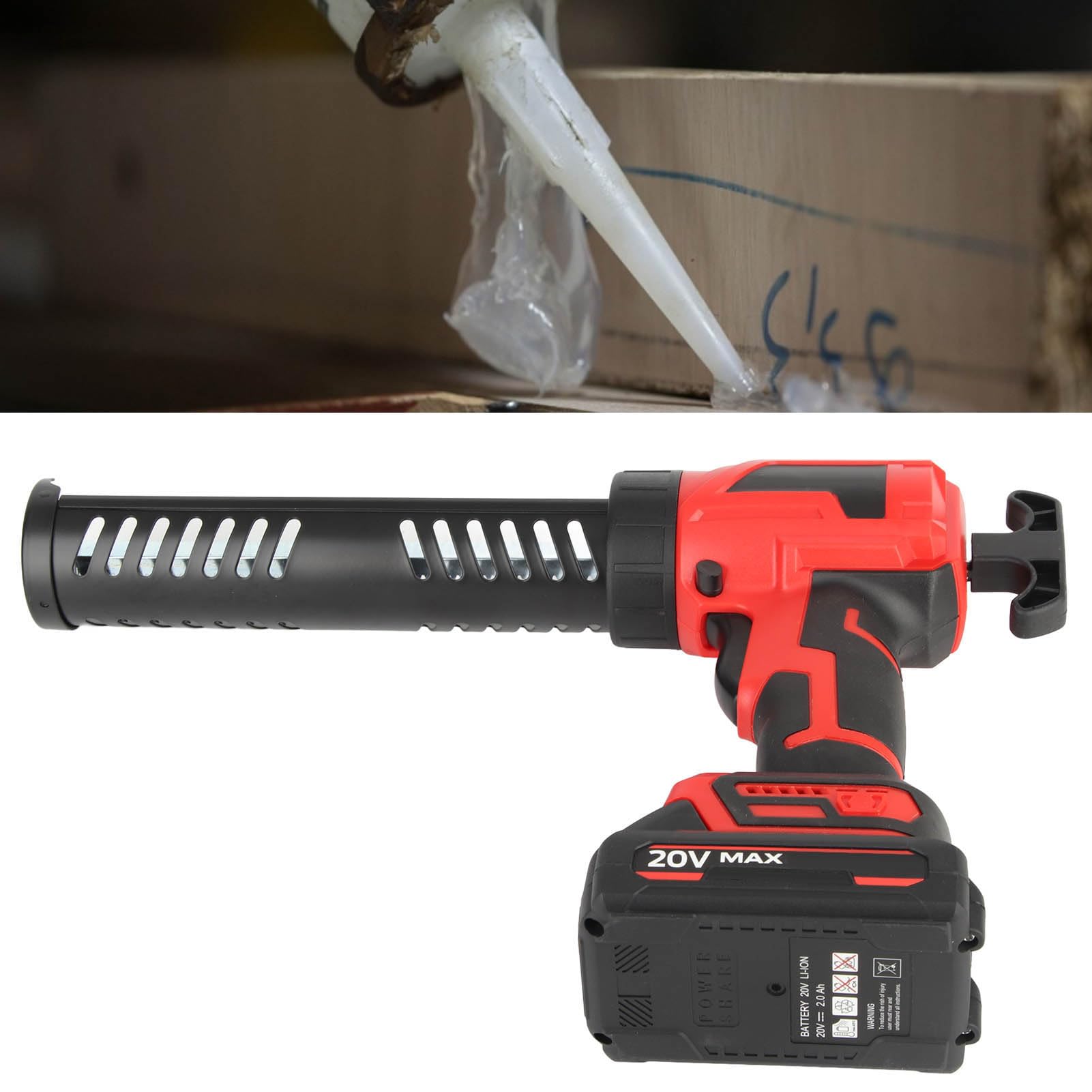 Omabeta Tools & Workshop Equipment Pistolet à calfeutrer électrique 4 vitesses