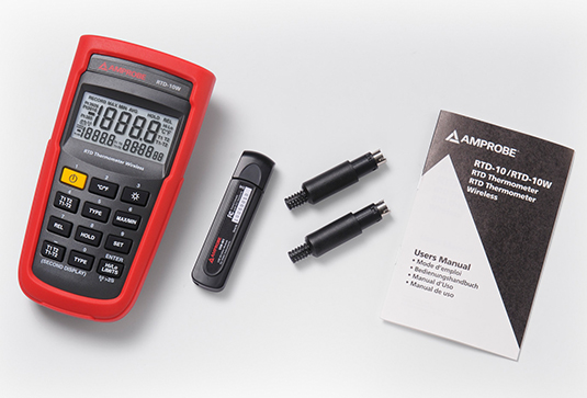 Amprobe HVAC Tools RTD-10W thermomètre RTD sans fil à double entrée