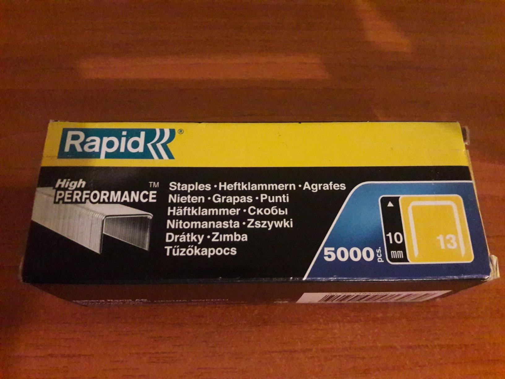 Rapid’os 16 Agrafage n°13 agrafes 10 mm 5000 pièces galvanisées