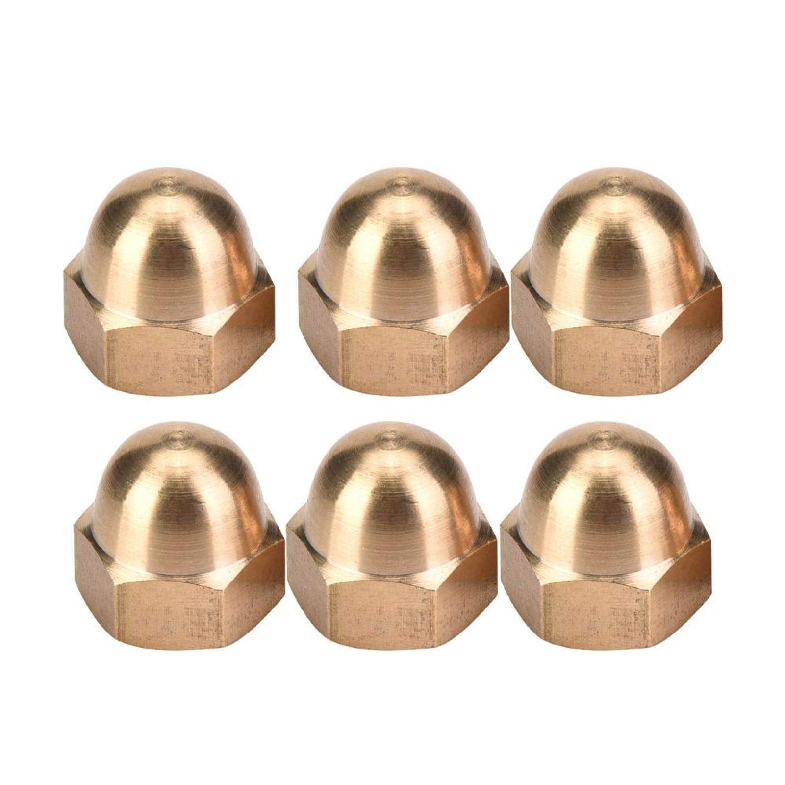 Omabeta Fasteners, Screws & Springs écrous borgnes M12, lot de 5 en laiton