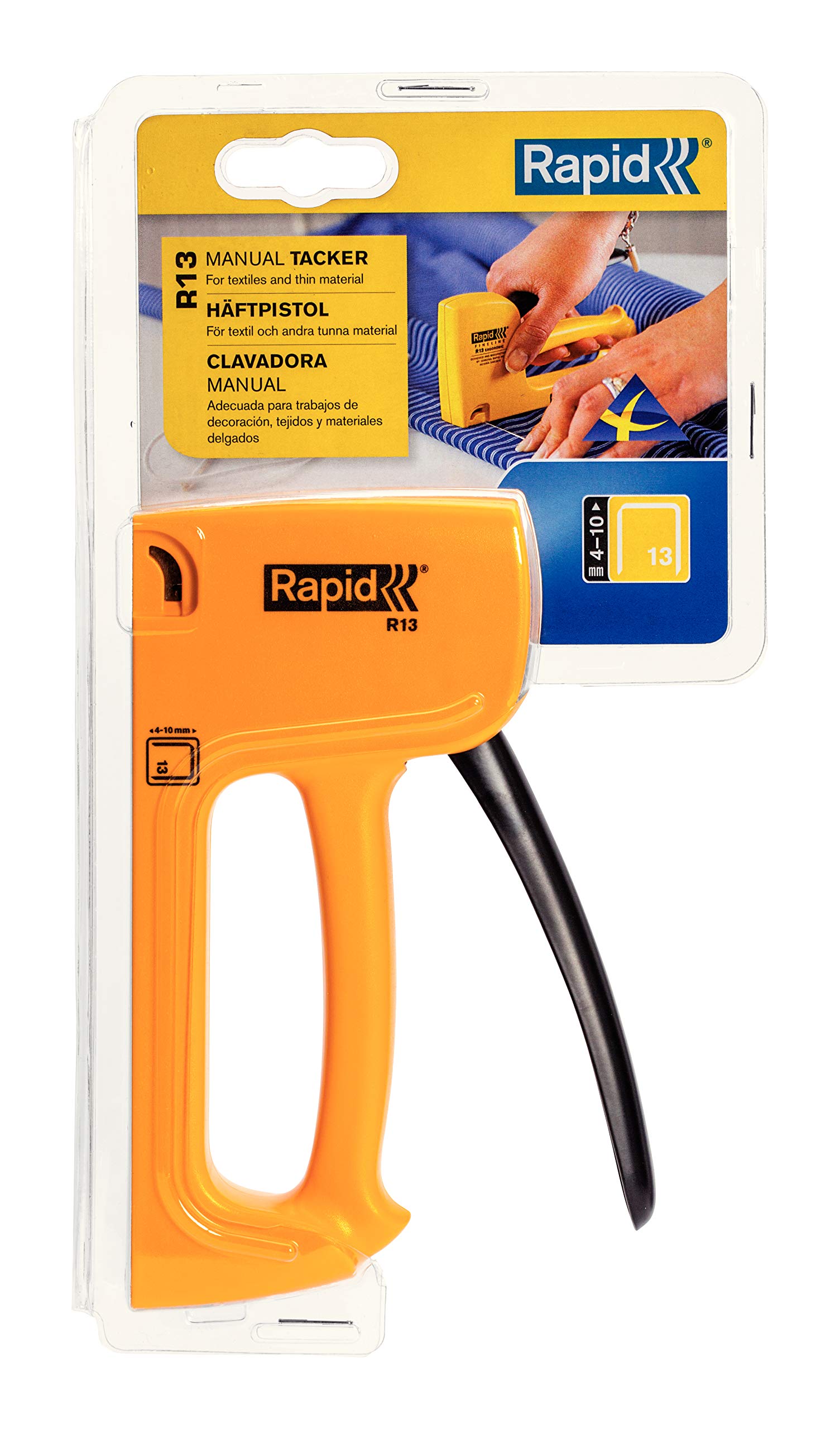 Rapid’os 16 Agrafage R13 agrafeuse manuelle pour tissus blister