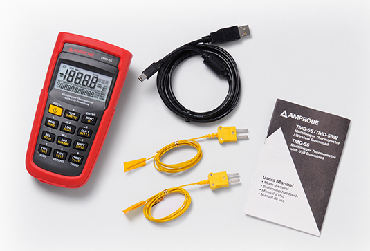Amprobe HVAC Tools TMD-56 thermomètre numérique multi-enregistrement double entrée