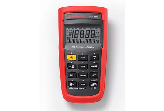 Amprobe HVAC Tools RTD-10W thermomètre RTD sans fil à double entrée