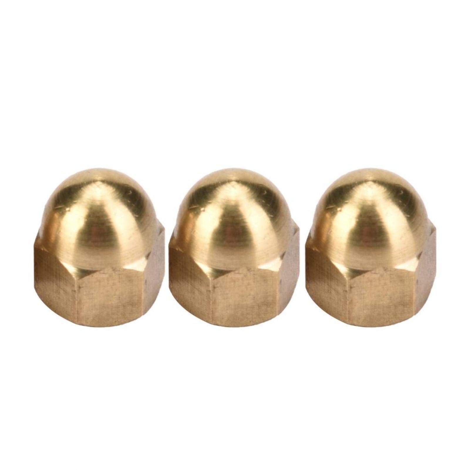 Omabeta Fasteners, Screws & Springs écrou borgne hexagonal laiton M6 20 pièces