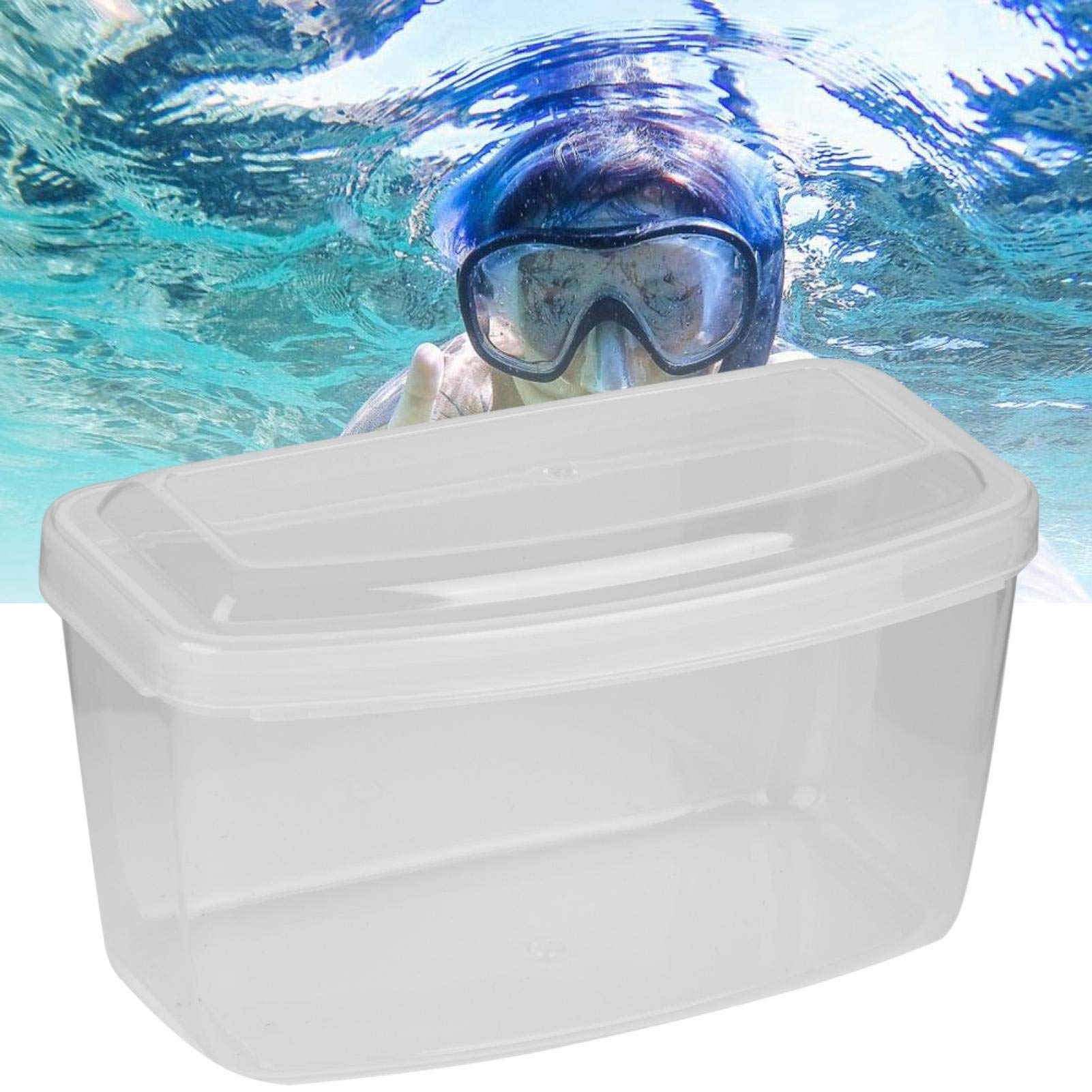 Omabeta Toys & Games boîte à lunettes de natation transparente lot de 2 en polypropylène