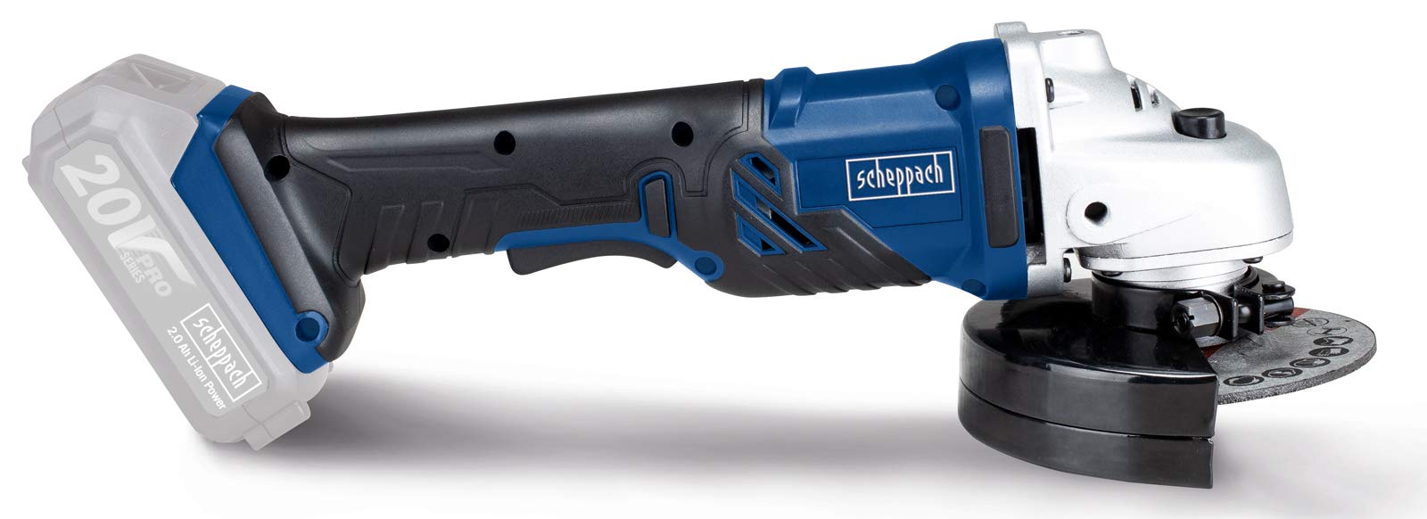 Scheppach 20V Pro Series CAG115-20ProS meuleuse d’angle sans fil 115 mm nue