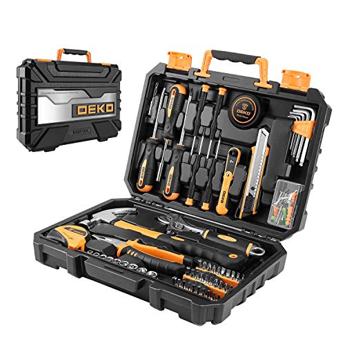 DEKOPRO TOOL KIT ensemble d’outils 100 pièces avec coffret noir