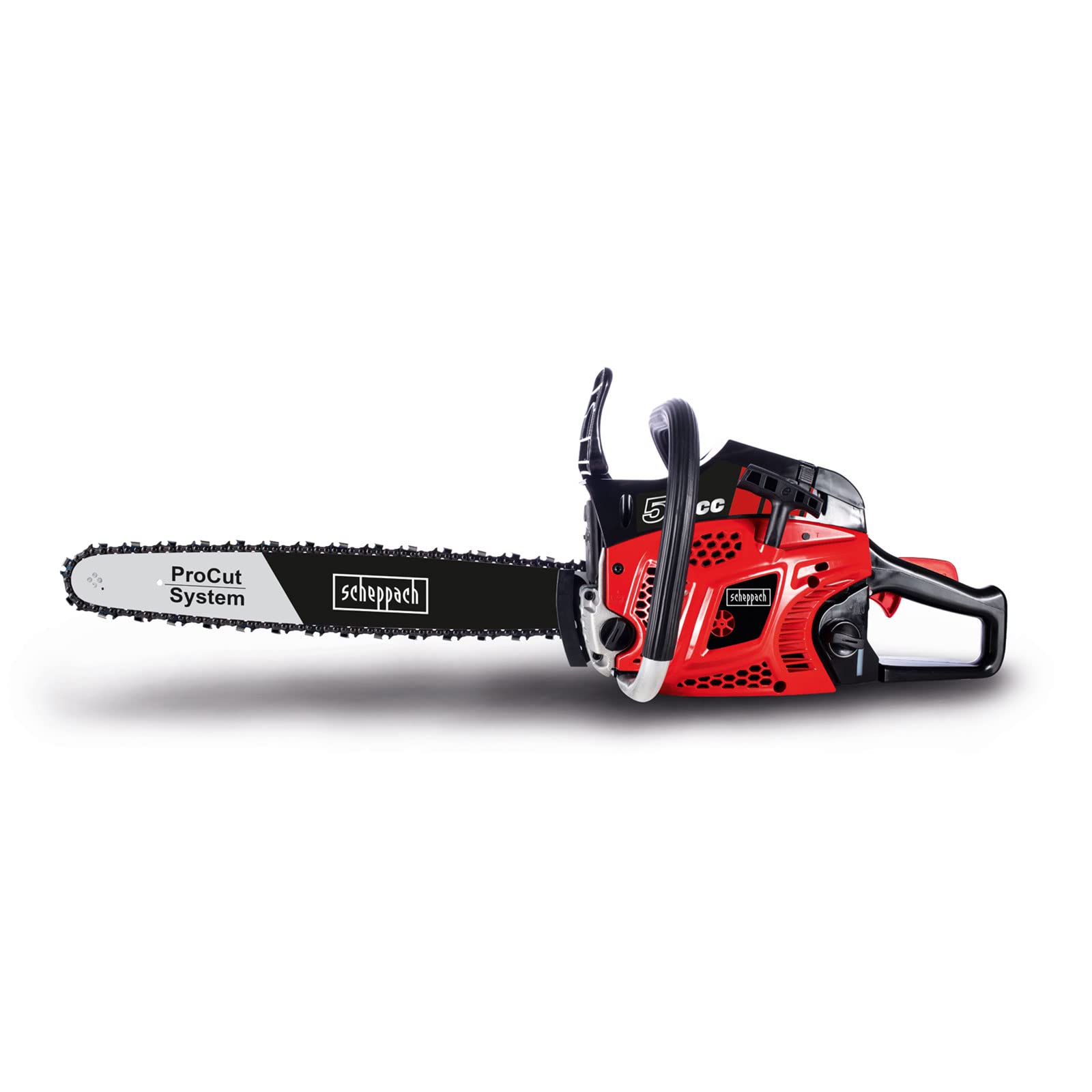 Scheppach TKG Series CSH56 tronçonneuse thermique 56 cm³, guide 51 cm