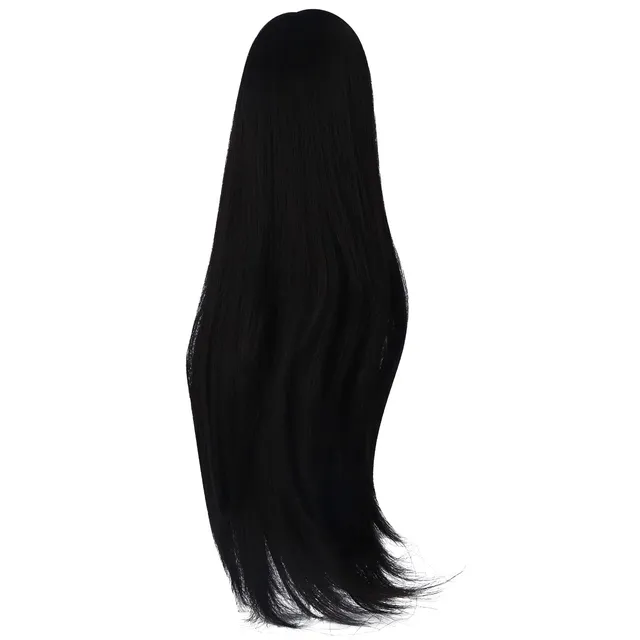 Omabeta 1/3 Doll Wig perruque poupée noire raie milieu