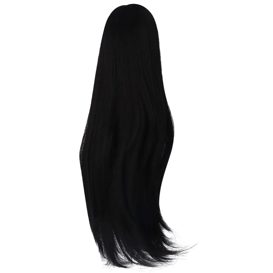 Omabeta 1/3 Doll Wig perruque poupée noire raie milieu