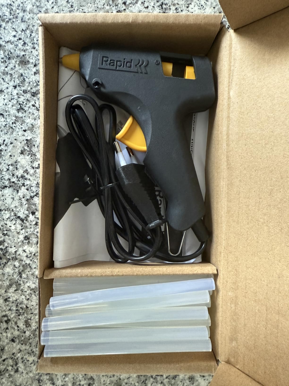 Rapid’os 16 Collage HOBBY pistolet à colle Ø7 mm avec 30 bâtons