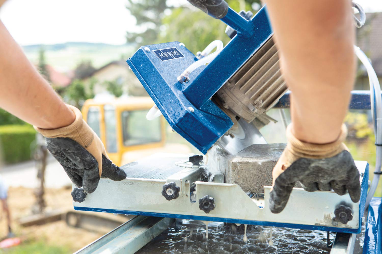Scheppach HS Series HSM3500 coupe-carreaux 800 mm pompe à eau