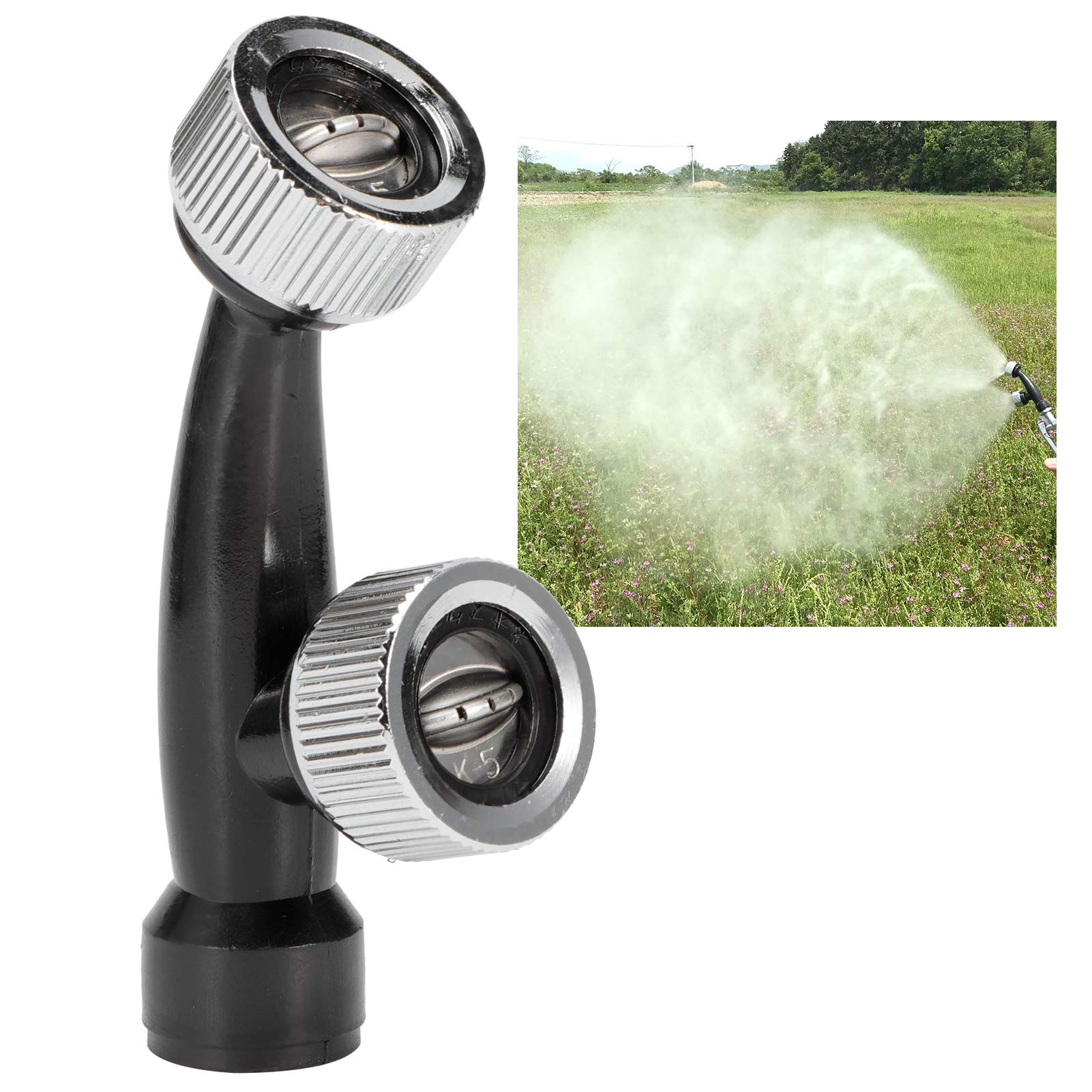 Omabeta Pumps & Irrigation Equipment Buse d’irrigation double 8 × 4 × 3 cm antirouille
