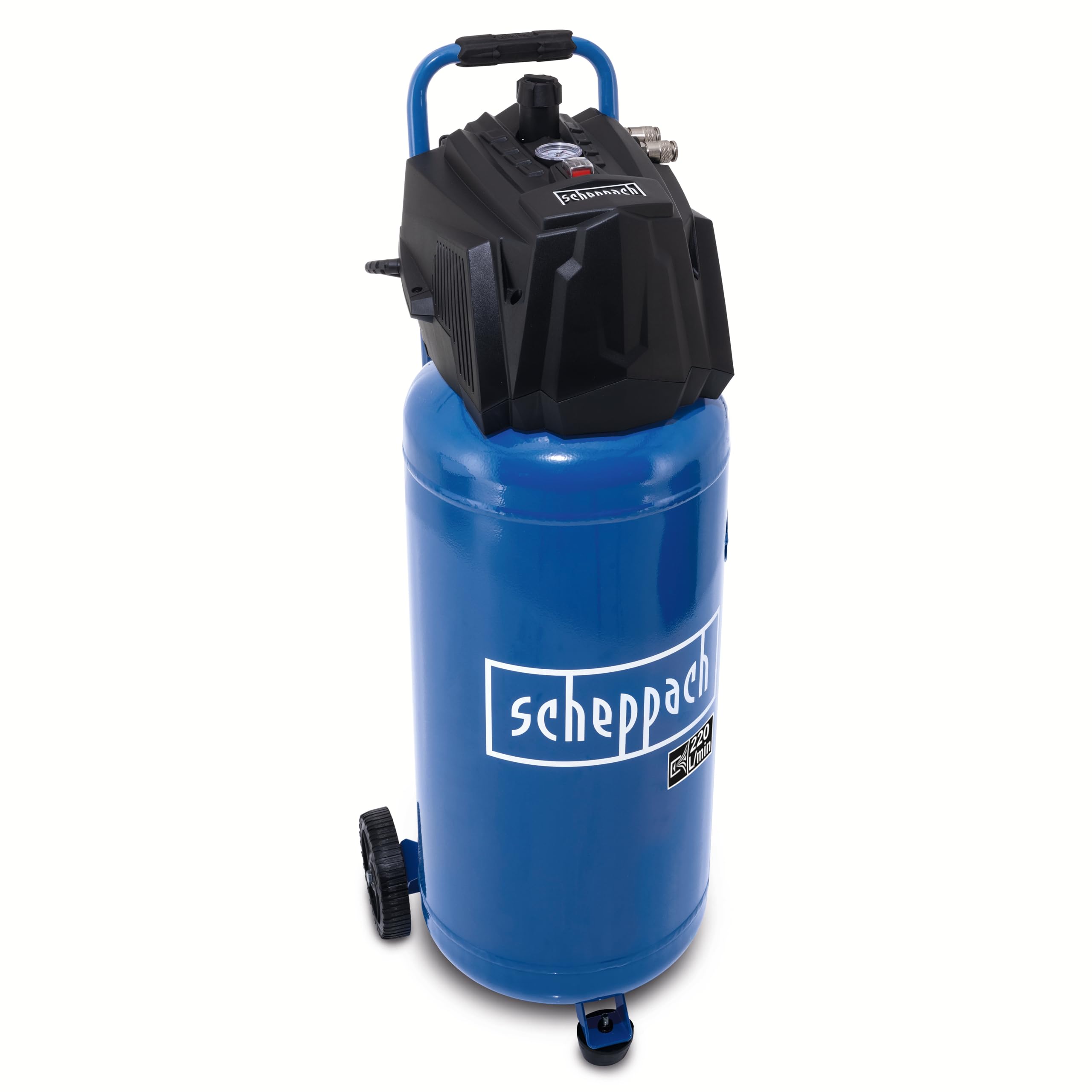 Scheppach HC Series HC52DC compresseur 50 L, 412 L/min à huile double cylindre