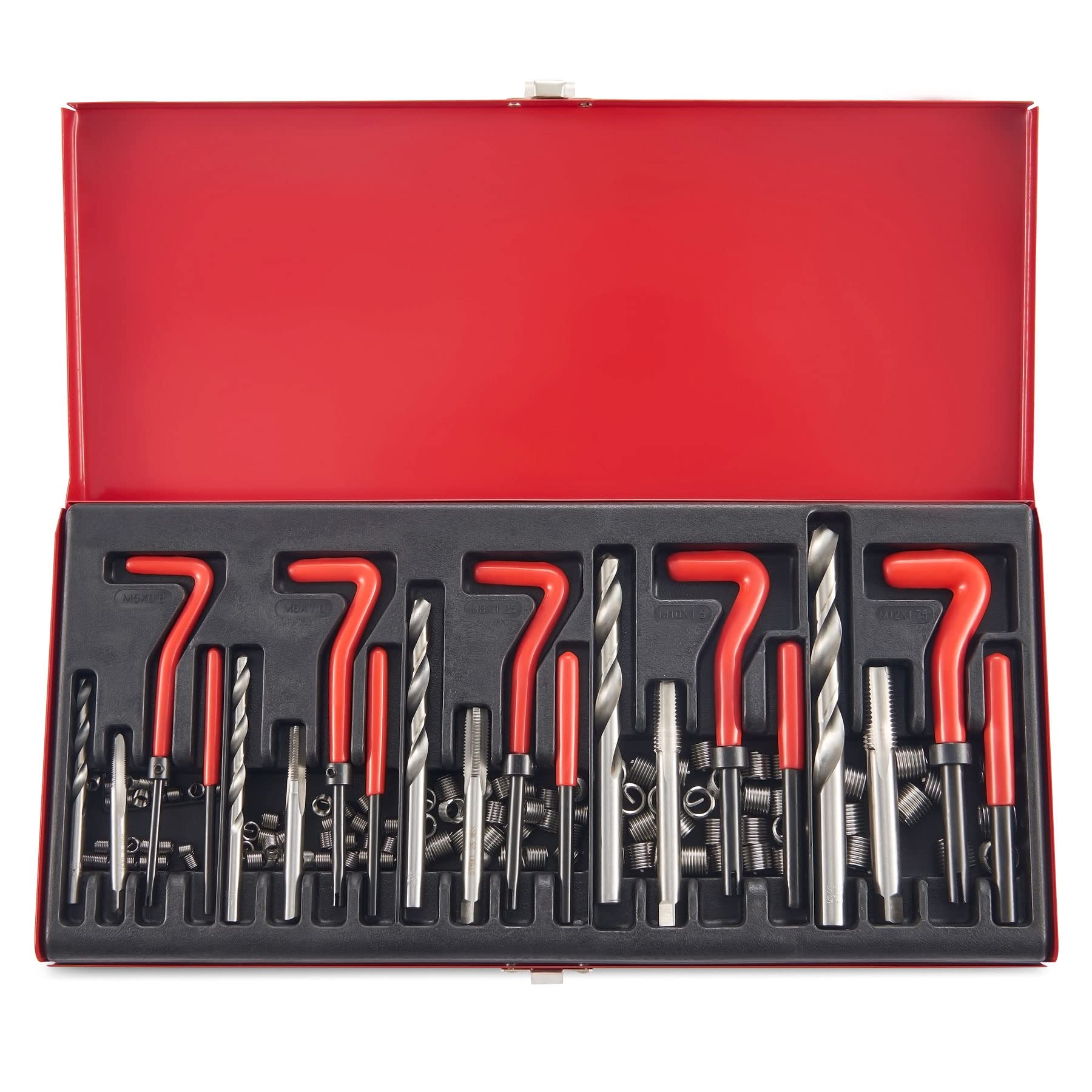 ZELCAN Thread Repair Kit kit réparation filetage Helicoil M5-M12 131 pièces