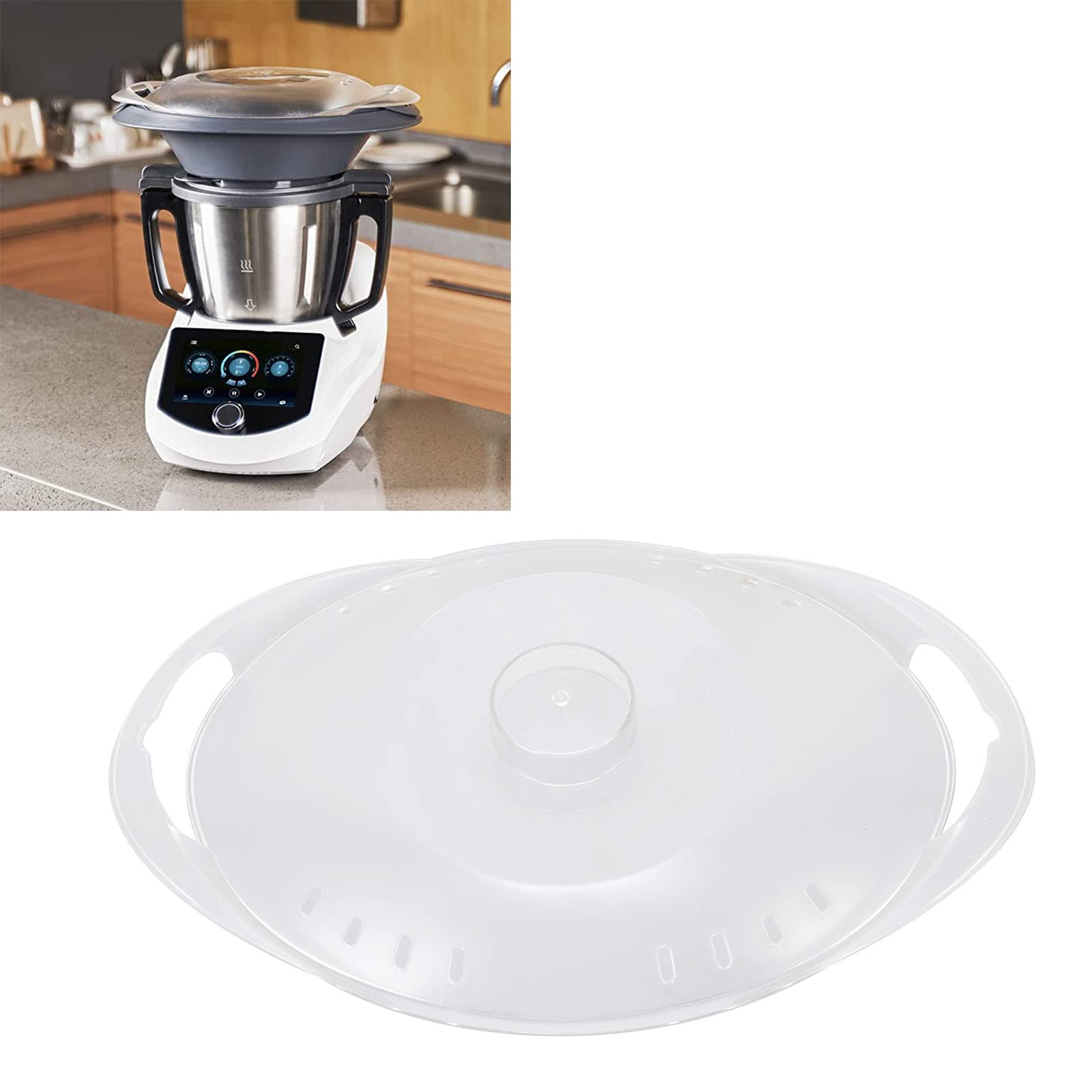Omabeta Kitchen Utensils & Cooking Tools couvercle Varoma pour TM6, TM5 et TM31 en ABS