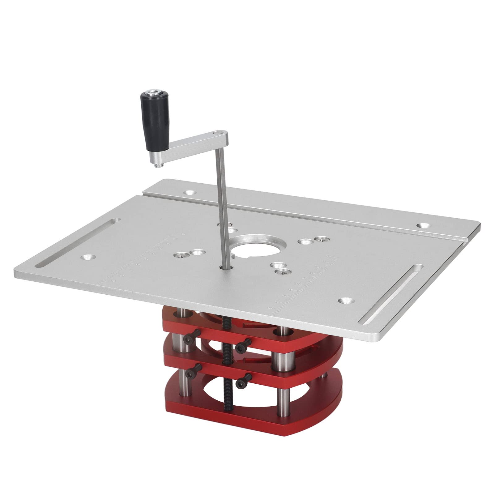 Omabeta Table de défonceuse Lfit avec système de levage standard argent