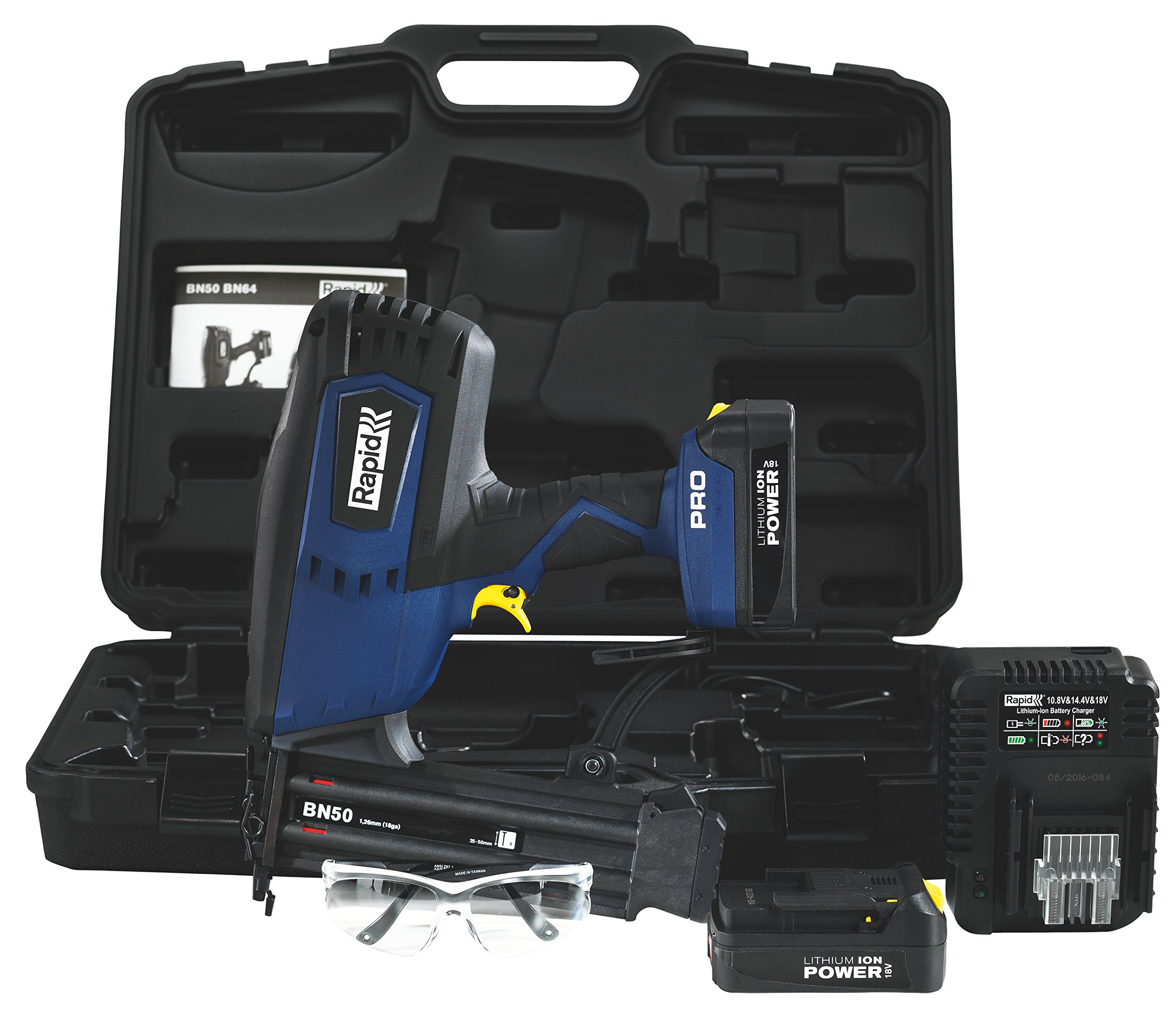 Rapid Clouage BN50 cloueur autonome 18 Ga 25–50 mm