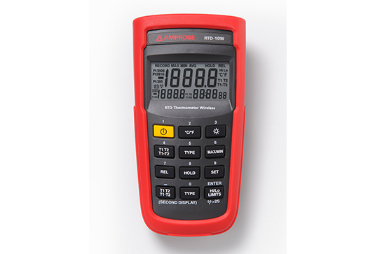 Amprobe HVAC Tools RTD-10W thermomètre RTD sans fil à double entrée