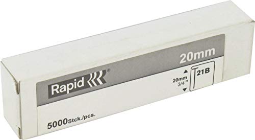 Rapid’os 16 Clouage 40302975 pointes 21B 20 mm, 5000 galvanisées