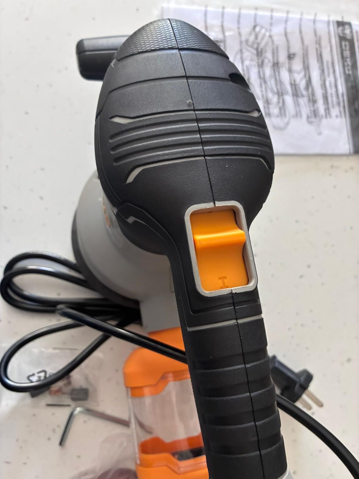 DEKOPRO POWER TOOLS ponceuse excentrique 450 W 125 mm avec variateur