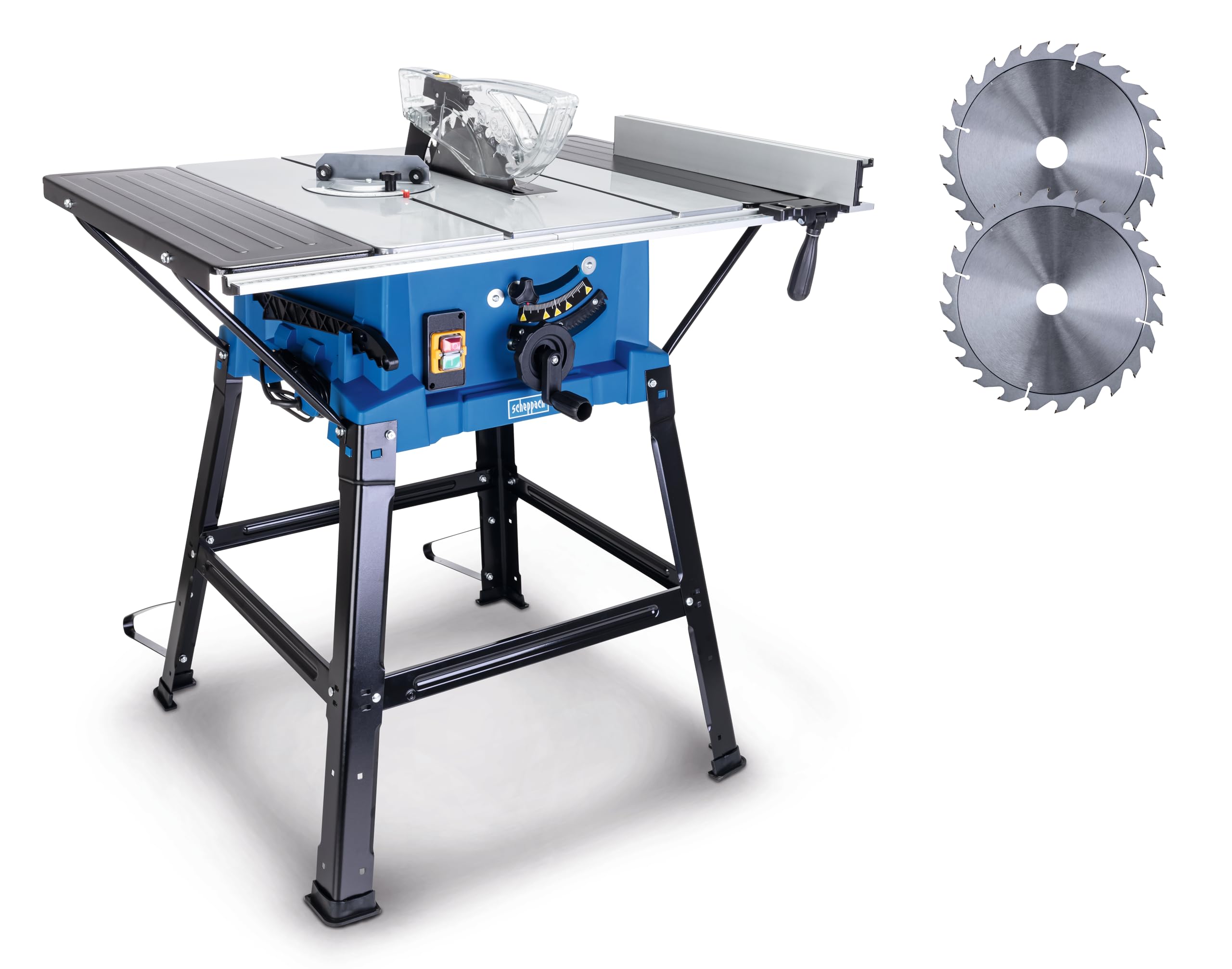 Scheppach HM Series HS250L scie sur table, 2000 W, lame 254 mm avec laser