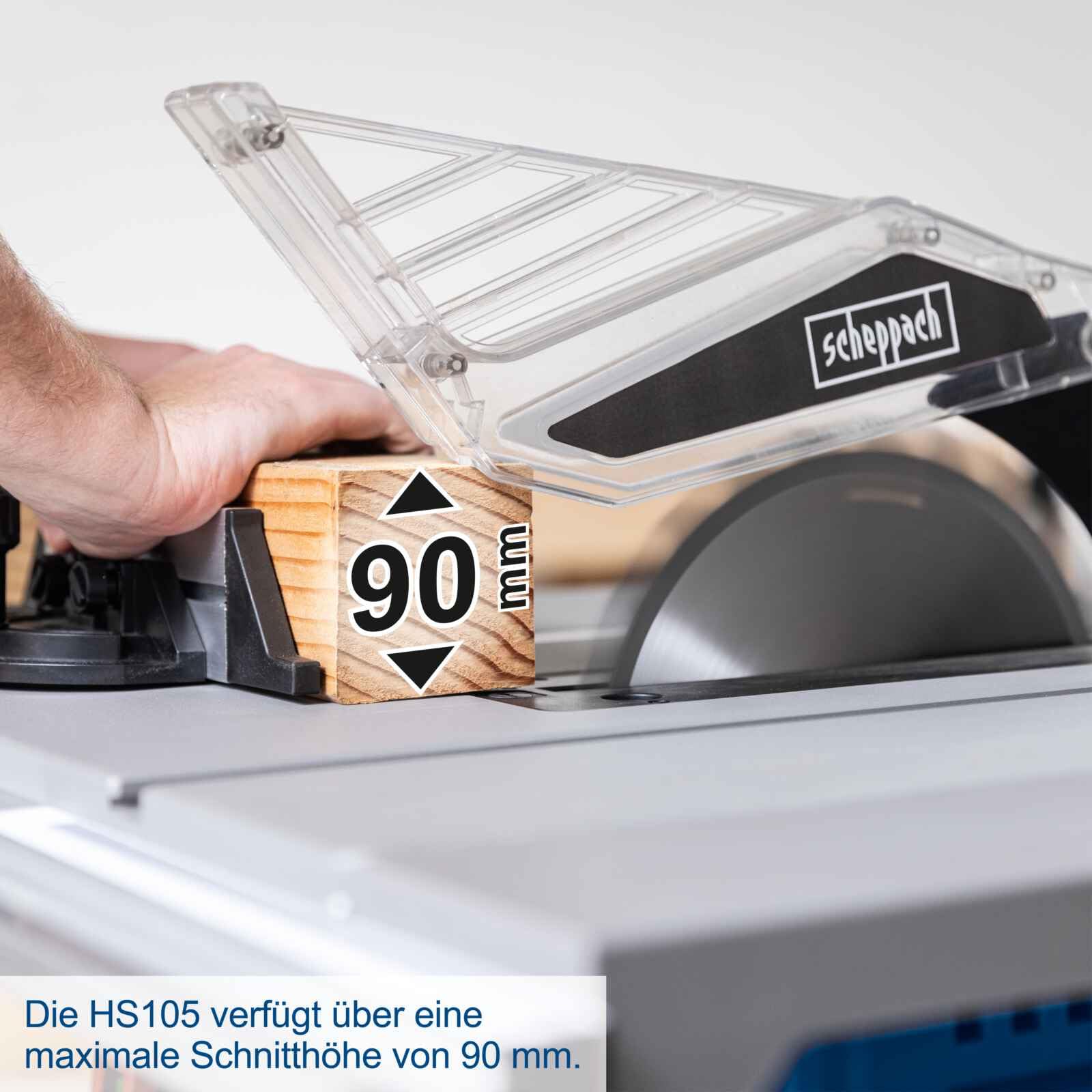 Scheppach HS Series HS105 scie circulaire sur table 2000 W 255 mm avec support