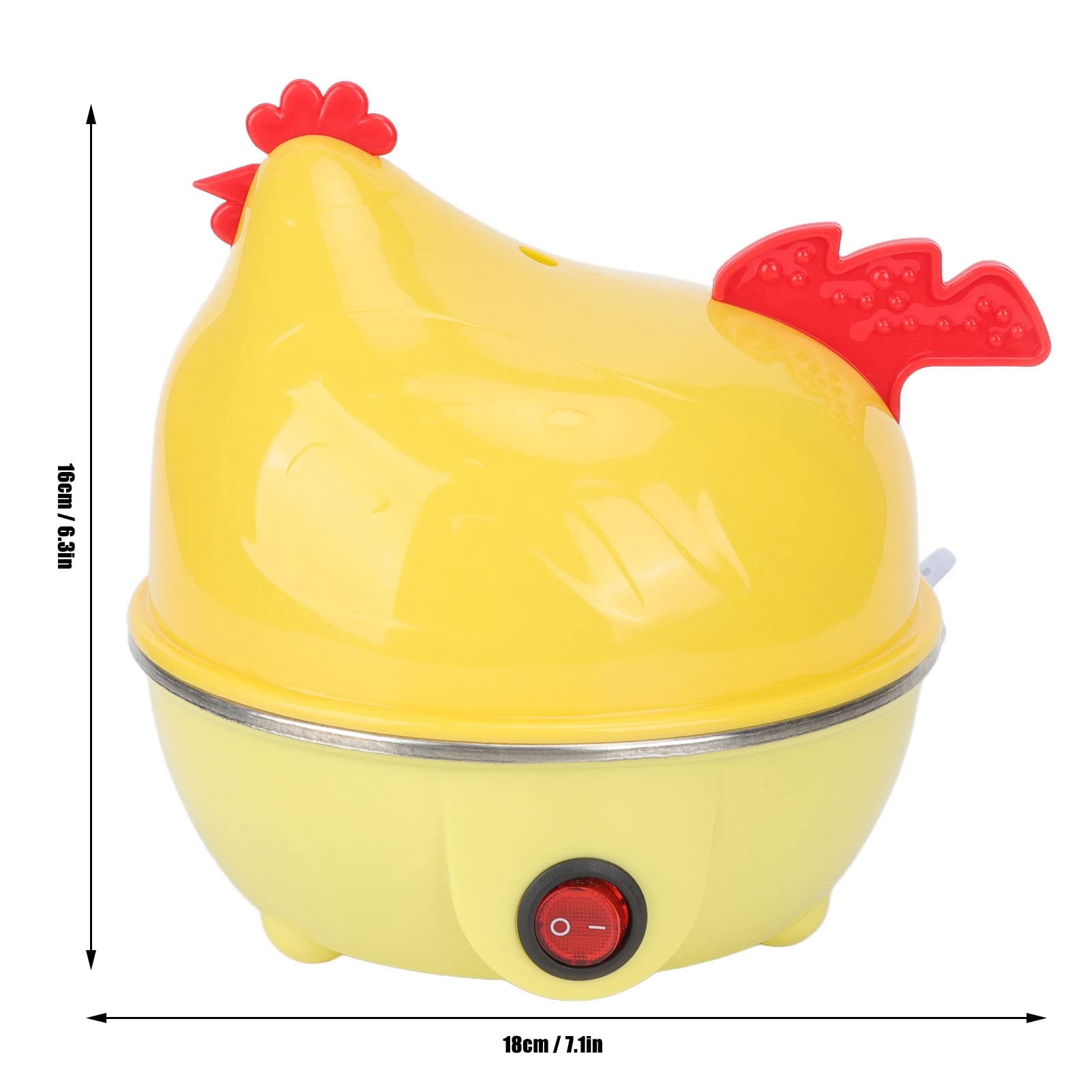 Omabeta Kitchen Appliances cuiseur à œufs électrique 7 œufs poule avec verre doseur