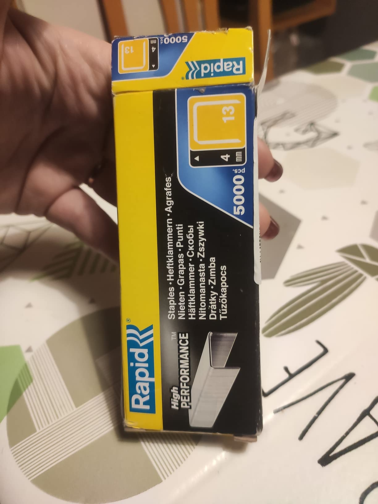 Rapid’os 16 Agrafage n°13 agrafes 10 mm 5000 pièces galvanisées