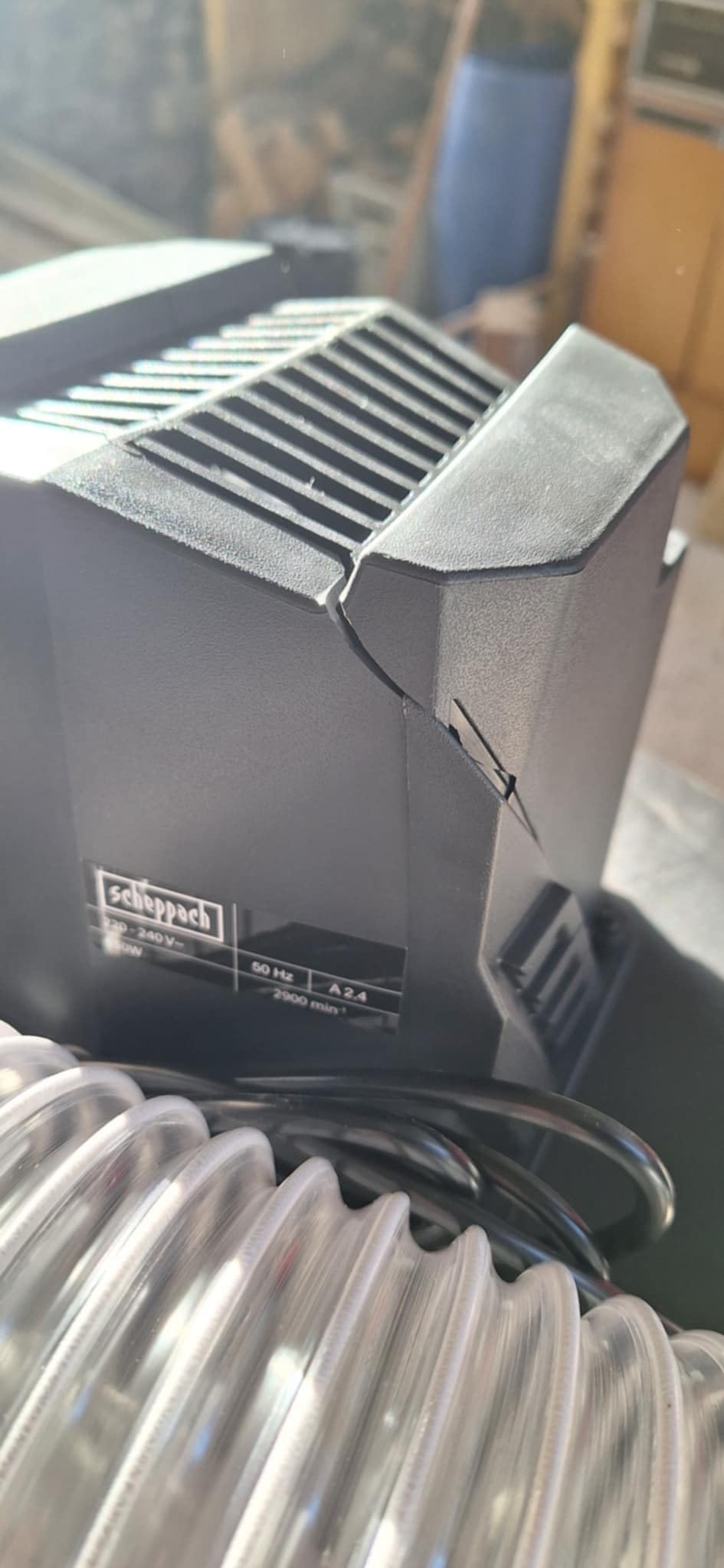 Scheppach ST Series DC500 aspirateur à copeaux 550 W, sac 75 L
