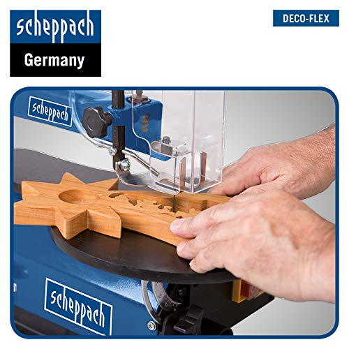 Scheppach BS Series DECO-FLEX scie à chantourner avec arbre flexible, 125 W