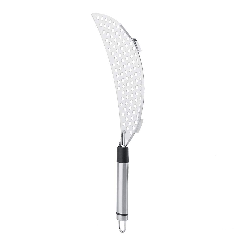 Omabeta Kitchen Utensils & Cooking Tools passoire demi-lune pour casserole en acier inoxydable