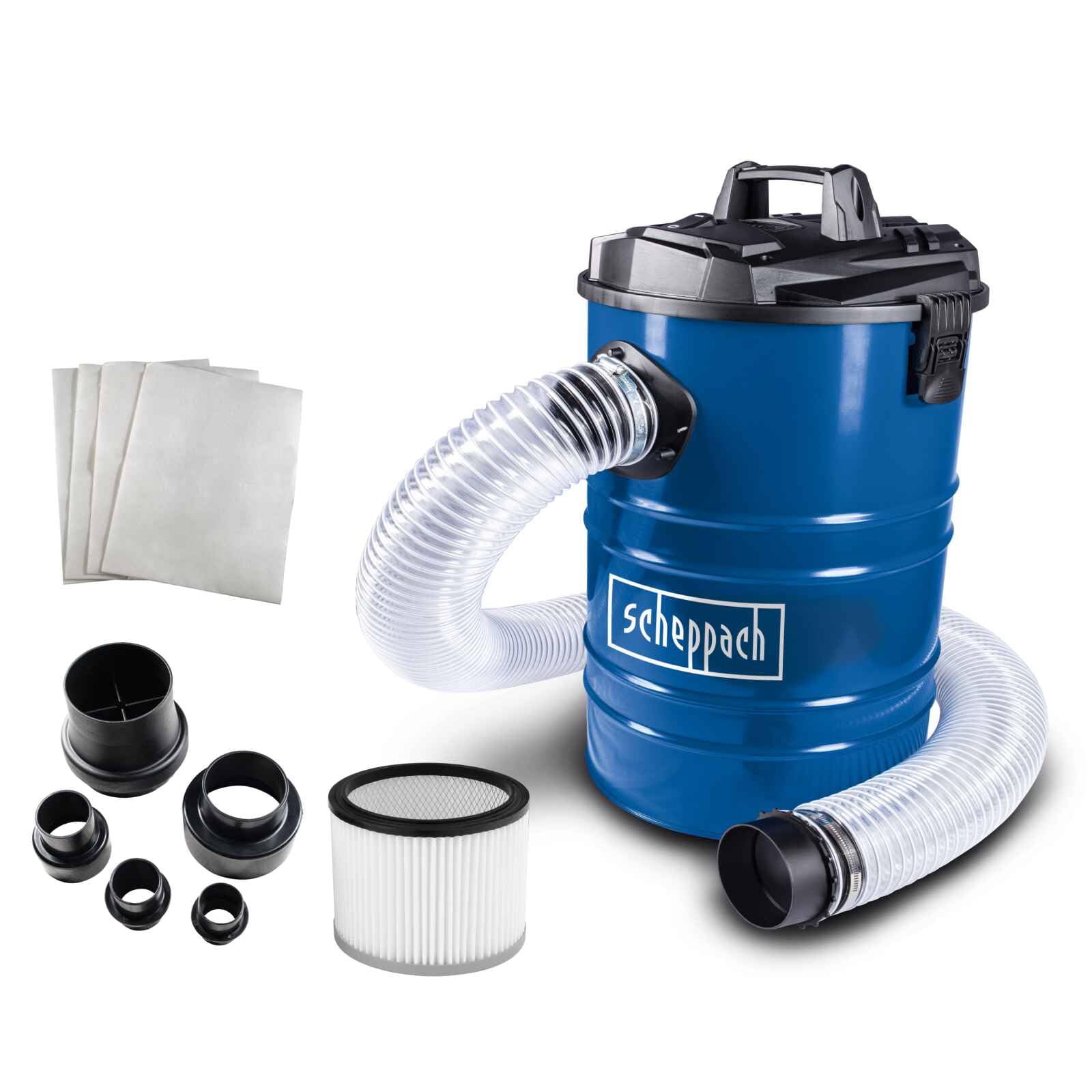 Scheppach ST Series DC100 aspirateur d’atelier 65 L avec 4 sacs papier