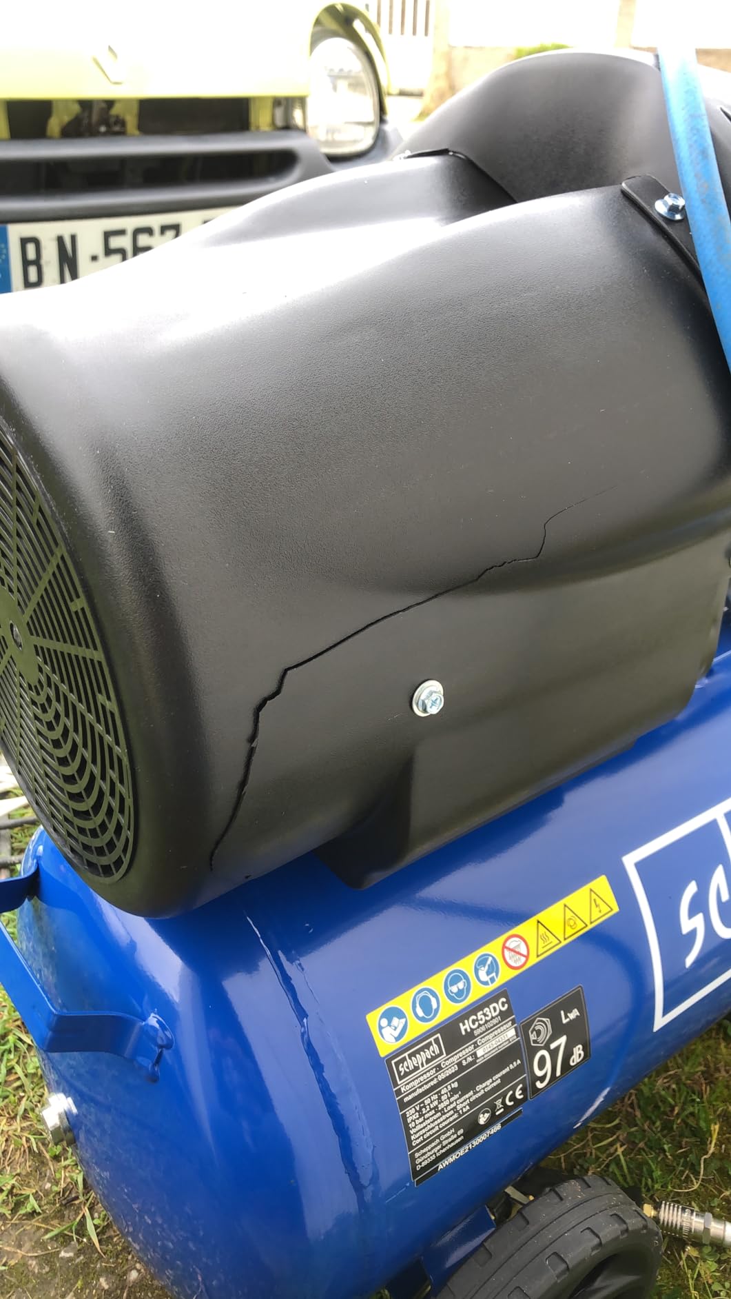 Scheppach HC Series HC53DC compresseur bicylindre 50 L 2200 W