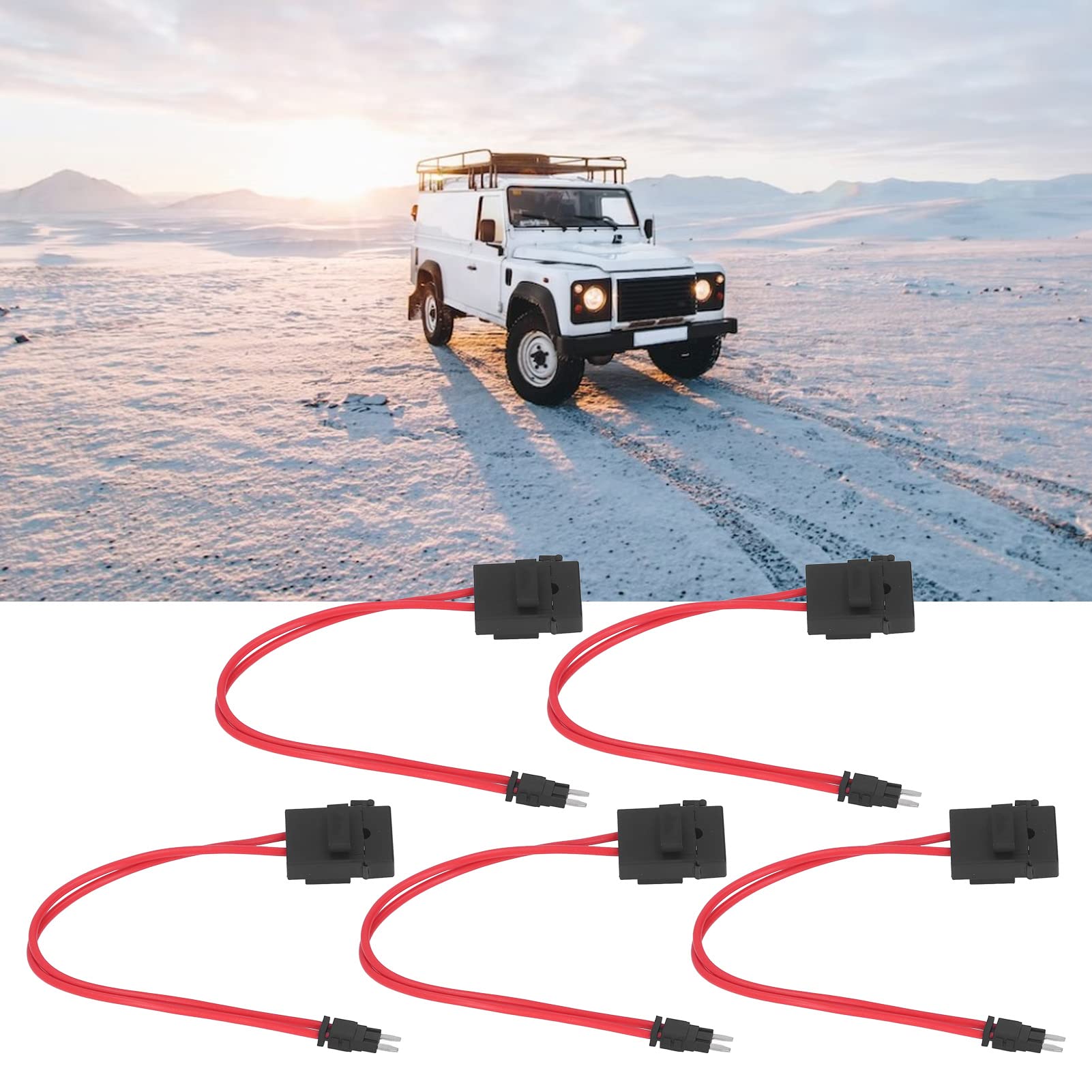 Omabeta Automotive Accessories Connecteur porte-fusible ACK S 10,9 mm 5 pièces 16 AWG