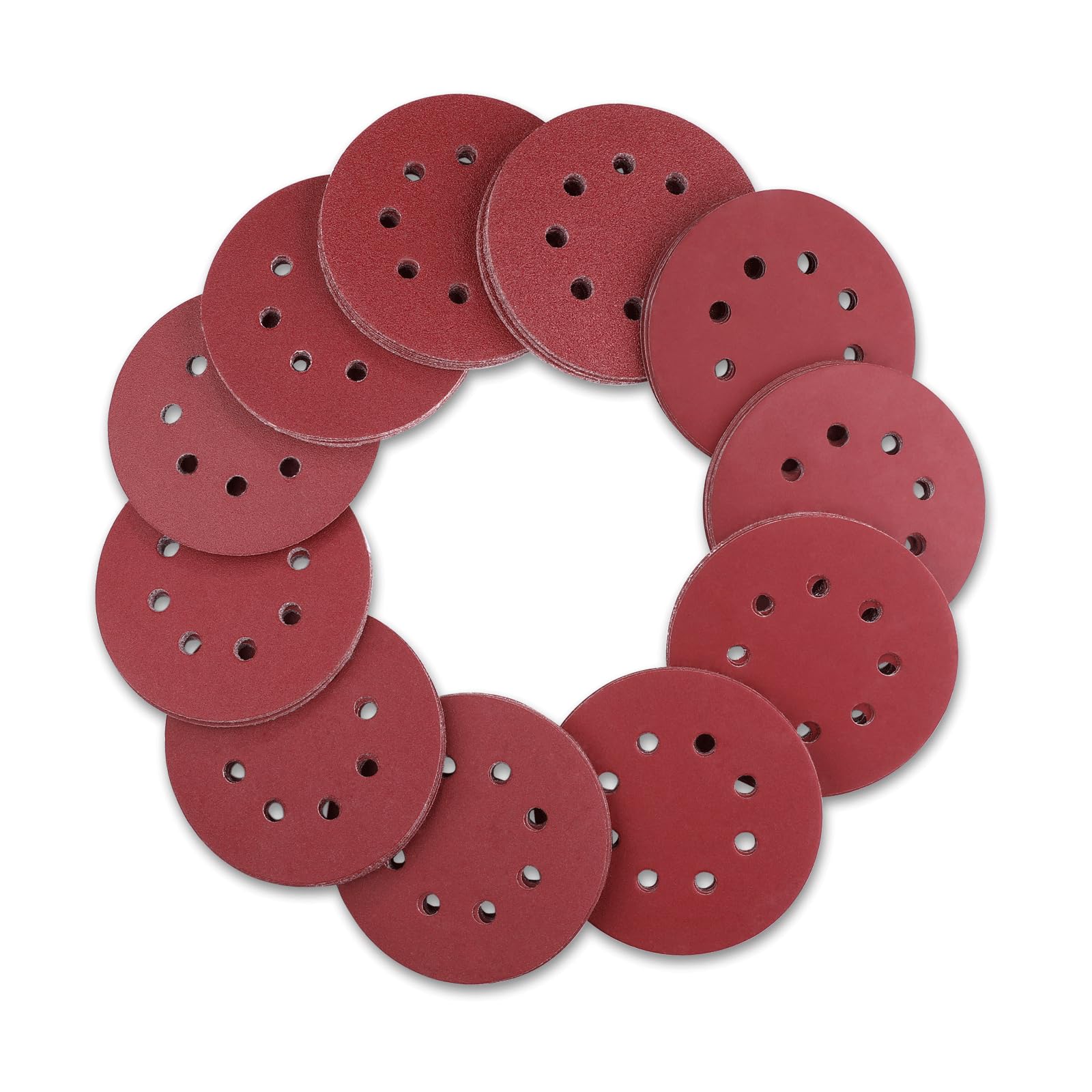 DEKOPRO POWER TOOLS disques abrasifs 125 mm, 150 pièces, 10 grains