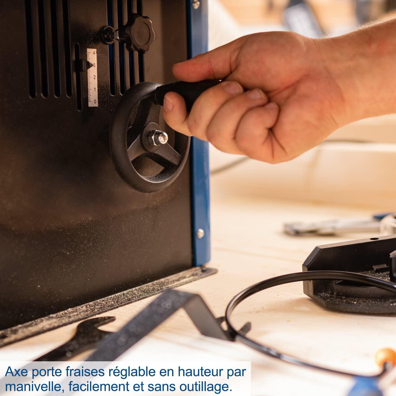 Scheppach HF Series HF50 fraiseuse à bois 1 500 W vitesse variable
