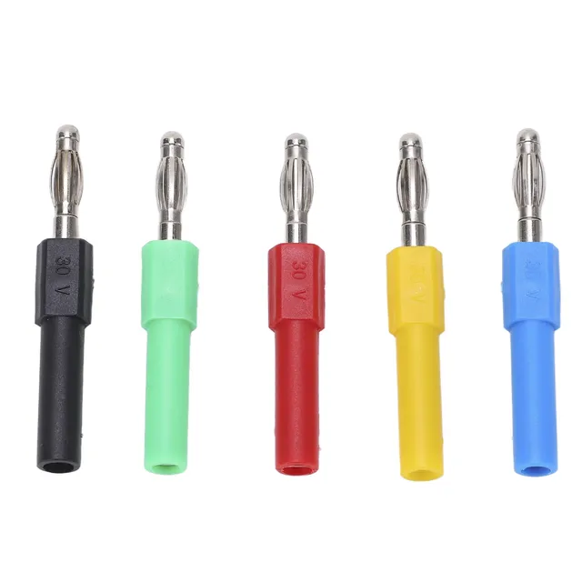 Omabeta Electrical Components & Wiring fiche banane 4 mm vers 2 mm laiton
