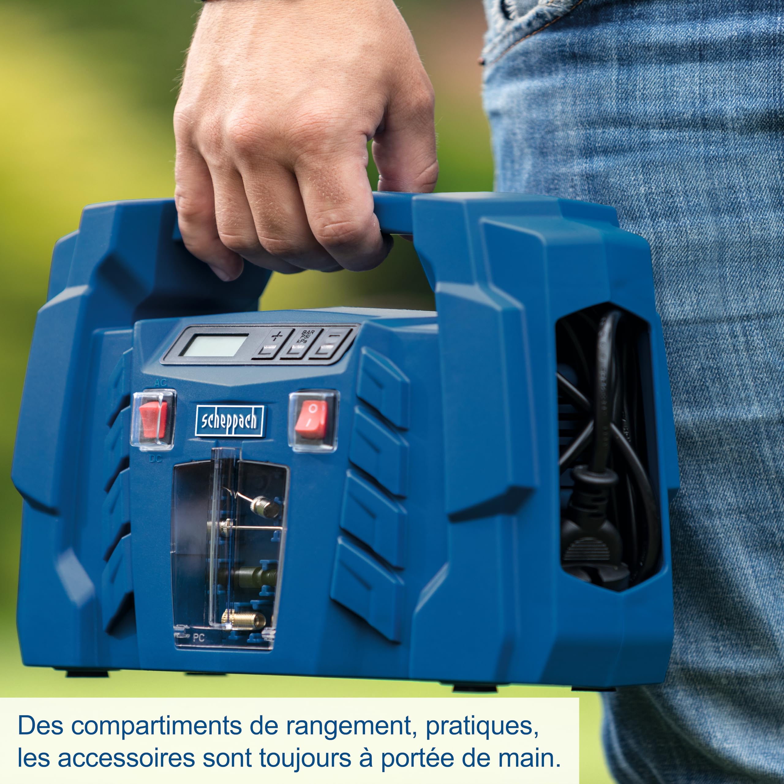 Scheppach HC Series Airforce5-150W compresseur portatif 12 V/230 V