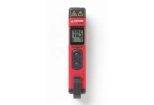 Amprobe HVAC Tools IR-450 thermomètre infrarouge de poche avec pointeur laser et lampe
